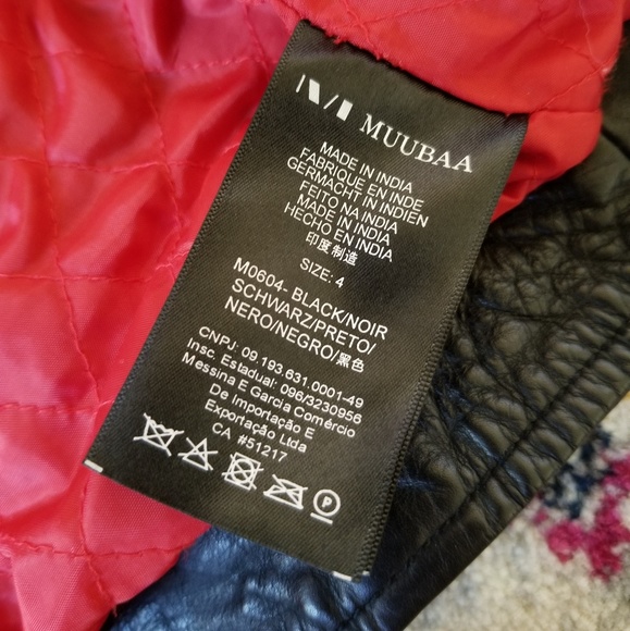 Muubaa Leather Moto jacket - Picture 6 of 6